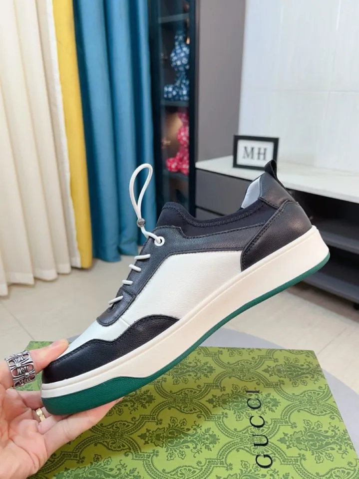 Men's shoes 💰440🌹🌹GUCCI [Gucci] New high-end brand of men's shoes, the latest fashionable casual men's shoes, trendy and versatile style, relaxed and sporty style, uppers imported from Italy, first-layer cowhide, genuine leather lining and ultra-fine workmanship. Original personalized fashionable rubber wear-resistant outsole, light and comfortable on the foot, size 38-44